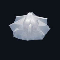 3d модель Kinetic Form цветок с сотовой структурой