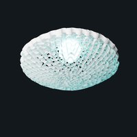 3D модель светильника в форме ракушки с RGB подсветкой