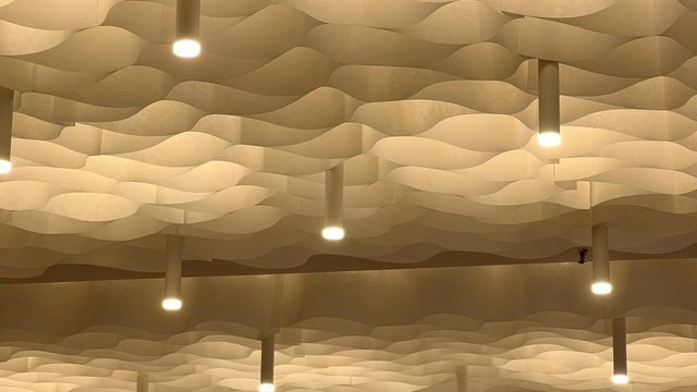 Потолок Honeycomb ceiling в конференц-зале гостиницы Восток, г. Москва