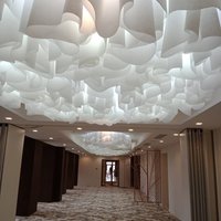Decorative Wave ceiling in Mayrveda, Kislovodsk 