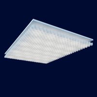 3д модель сотового потолка Honeycomb® Ceiling. Прямоугольник.