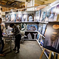 Гости фотовыставки PhotoDecorMarket