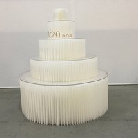 Арт-объект бумажный торт