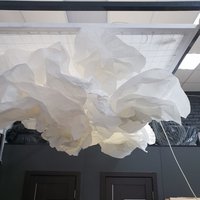 Большой подвесной цветок на заказ