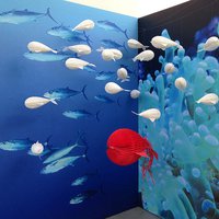 Paper decorations - underwater world 