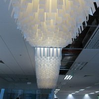 Decorative ceiling with lights 