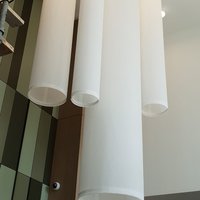 Цилиндрические светильники высотой 4,5 метра