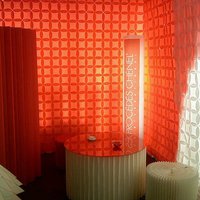 Decorative partition with lighting 