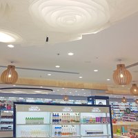 Рисунок розы. Вид снизу. Потолочная система Wave Ceiling в Рив Гош