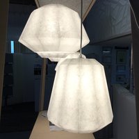 Декоративные подвесные светильники из бумаги