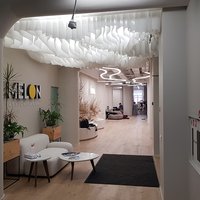 Декоративный офисный потолок