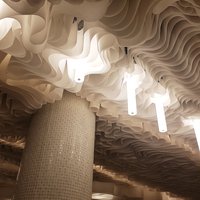 Декоративный потолок wave® ceiling в зоне спа