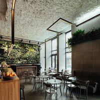 Cafe ceiling design 