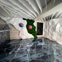 Дизайнерский потолок от Paper Design® в клубе Мутабор