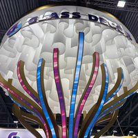 Облачная крона для стенда Glass Decor, автор проекта ИНТЕРФОРМ ЭКСПО