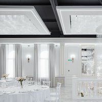 Дизайнерский потолок в ресторане Lanika