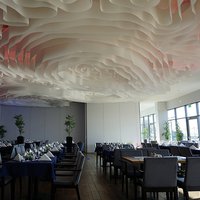 Design ceiling for cafes and restaurants 