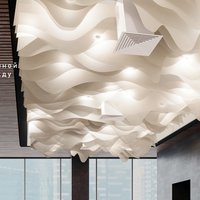 Как скрыть вентиляцию с помощью потолка Wave ceiling