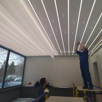 Монтаж потолка Gondola® ceiling