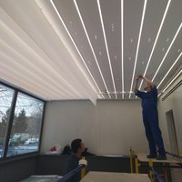 Монтаж потолка Gondola® ceiling