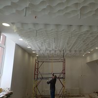 Негорючий сотовый потолок Honeycomb® ceiling