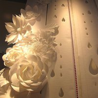 Paper flowers decoration 