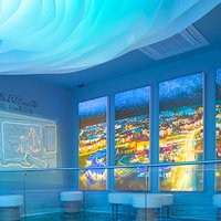 Акцент на потолок в музее Салехарда