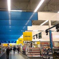Non-flammable ceiling for shopping mall 