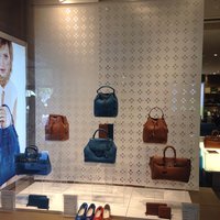 Perforated partition in bags store windows 