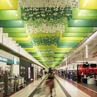Fire resistant ceilings for shopping malls 