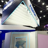 Потолок  Paper Design® на выставочном стенде FESCO