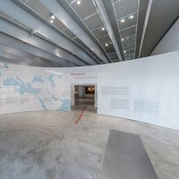 Mesh partition with printed images 
