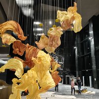 Создание гигантского арт-объекта по технологии Leafform