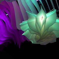 Светильник-цветок с RGB-подсветкой