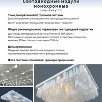 Светодиодные модули монохромные
