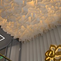 Потолок с бегущей подсветкой