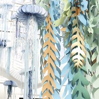 Paper decoration - Jellyfish 